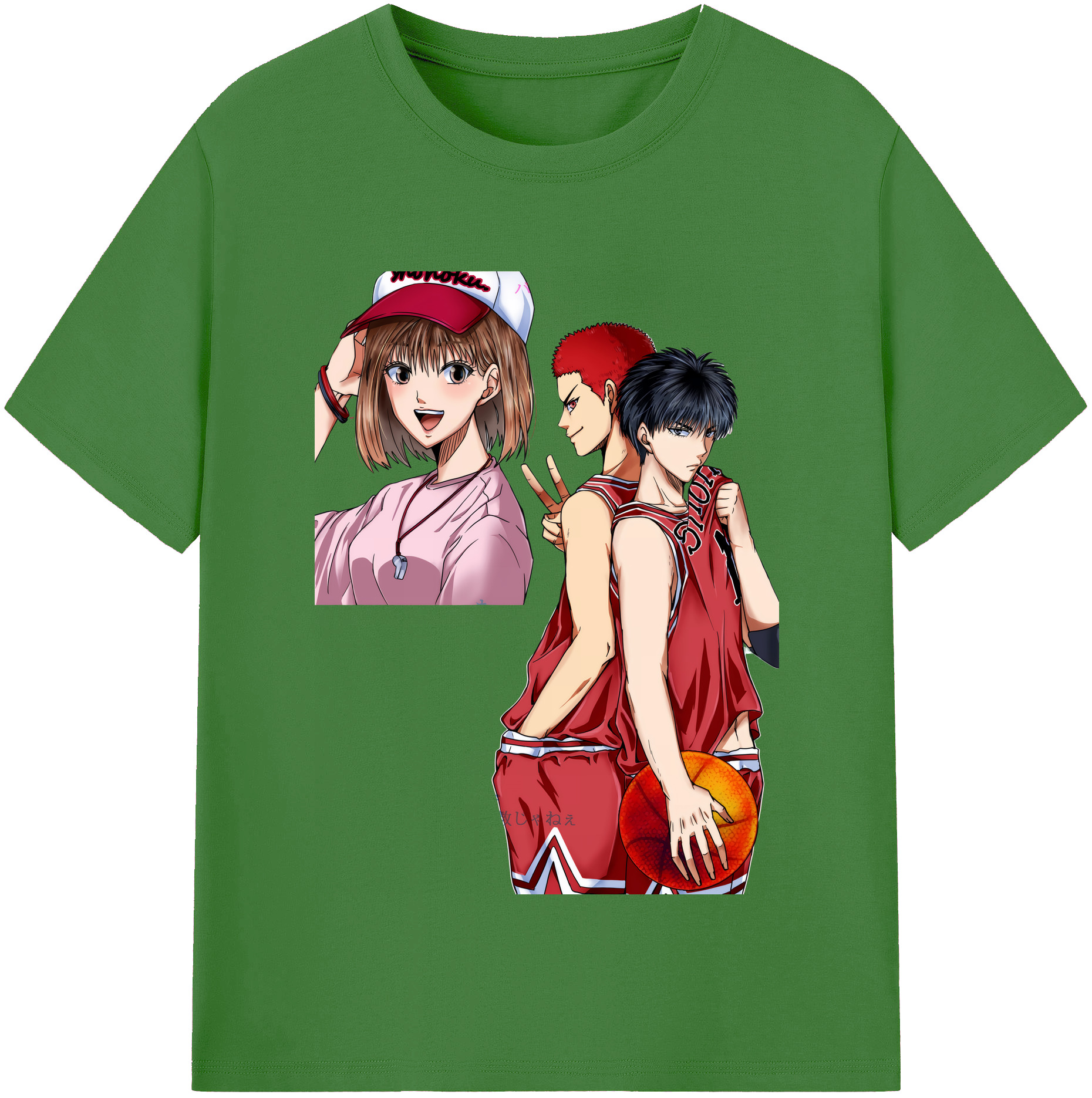 （画像用） SLAM DUNK／スラムダンク レディースカジュアルプリントTシャツ（綿100％）